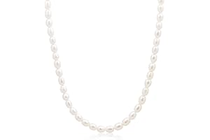COAI Women's Pearl Necklace Pearl Strand Necklace for Women Men