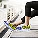 FOR U DESIGNS Vintage Floral Rose Print Fitness Walking Sneaker Casual Women's Wedges Platform Shoes