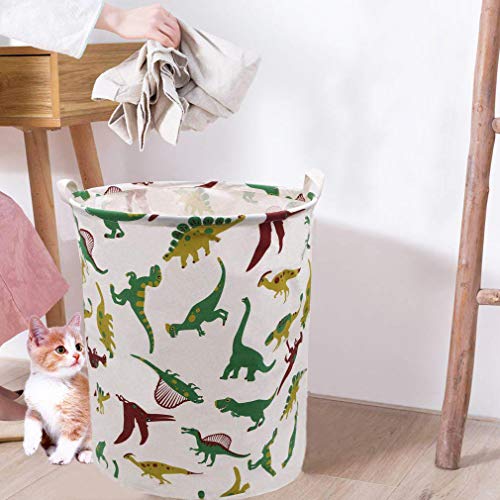 Dinosaur Laundry Hamper, Munzong Extra Large Canvas Toy Storage Bins