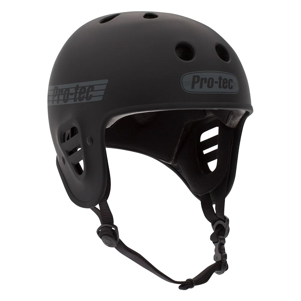 Photo 1 of Pro-Tec Full Cut Certified Skateboard Helmet, Ideal for Skateboarding, Bicycling, BMX and Roller Skating, Small – Black Matte