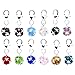 Birthstone Dangle Charm Pendant for European Clip on Charm Jewelry w/ Lobster Clasp