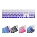 All-inside Ombre Purple Keyboard Cover for iMac Wired USB Keyboard