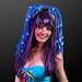 Light Up Blue Hair Noodle Headbands