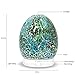 Advanced Pure Air Oil Diffuser Green Ceramic Glass Egg 120 ml | Ultrasonic Scent/Aromatherapy Mist Diffuser with 8 LED Light Options | Essential Oil Diffuser Home Humidifier | Adjustable Mist Mode