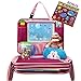 TravelMe Kids Travel Tray - Detachable Top 4 In 1 Car Organizer - Tablet Holder - Play Snack Lap Table - On The Go Activity Desk For Children Toddlers - Backseat Storage Accessories- Stencil Set Bonus