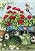BreezeArt Geraniums by the Dozen Garden Flag 31103