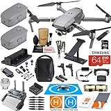 DJI Mavic 2 Zoom Drone Quadcopter and Fly More Kit Combo w/ 3 Batteries, Professional Camera Gimbal Bundle with Must Have Accessories