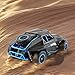 RC Cars 1/18 Scale 4WD High Speed Rock Crawler Vehicle 15.5MPH+ 2.4Ghz Radio Remote Control Off Road RTR Racing Monster Trucks Short Course Ghost Black & Blue