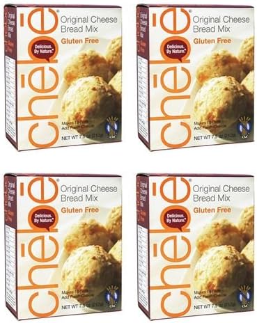 Chebe Bread Original Cheese Bread Mix, Gluten Free,7.5 Oz (Pack of 4)