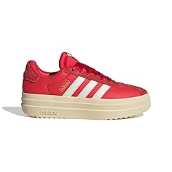 adidas Women's VL Court Bold Sneaker, Pure Ruby/Off