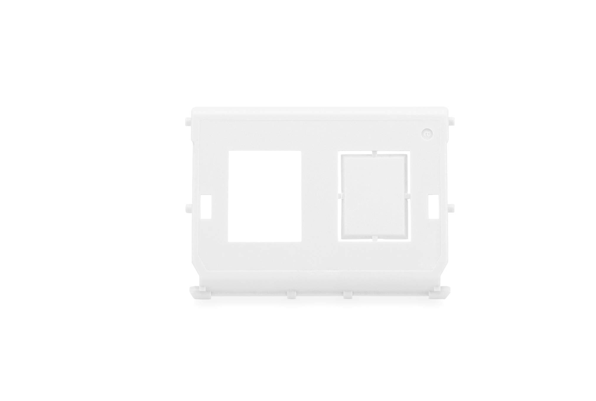 DIGITUS Insert for Data Junction Box with Hinged Lid - Holder for Keystone Module - IP44 - For DN-93844-OD