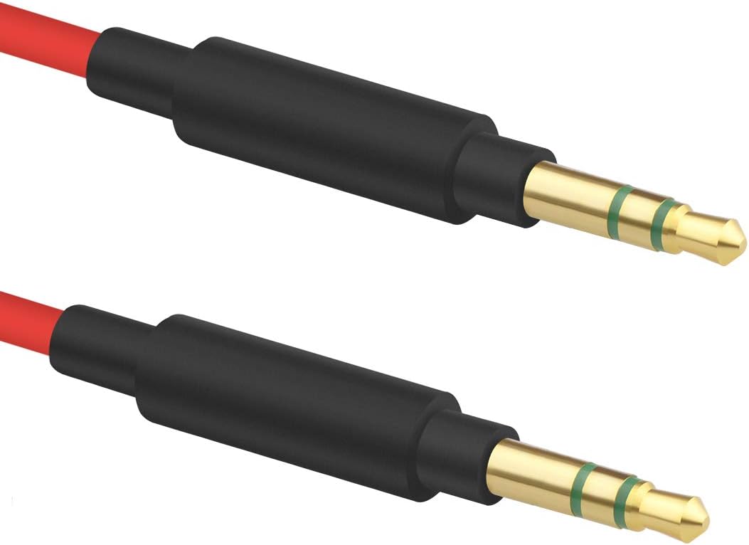 GEEKRIA Audio Cable Compatible with Yamaha YH-L500A, ATH-SR5, ATH-AR3BT, ATH-M20xBT, ATH-M50xBT2, Pioneer SEMS7BT Headphones - Image 3