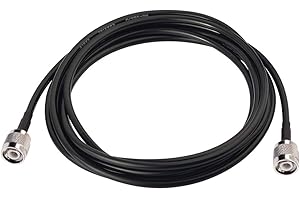 Bingfu RTK Survey GPS Antenna Extension Cable TNC Male to TNC Male RG58 Coax Jumper Cable 10 feet 3m for Trimble Topcon Leica Sokkia GNSS RTK Survey Vehicle Marine Boat GPS Navigation Receiver