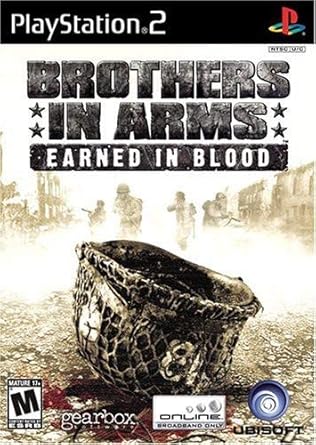 Call Of Duty World At War Final Fronts Ps2 Iso Download Amazon Com Brothers In Arms Earned In Blood Playstation 2 Artist Not Provided Video Games