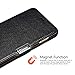 iPhone 6s Plus/6 Plus Case, Benuo [Litchi Pattern Series] Folio Flip Genuine Leather Case [Stand Function] [Card Holder] with Magnetic Closure for Apple iPhone 6 Plus/iPhone 6s Plus 5.5 inch (Black)