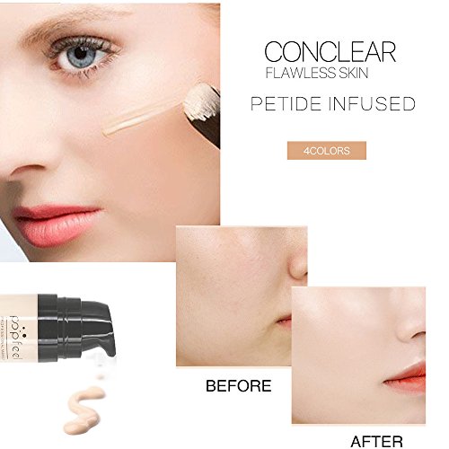 TADAMI POPFEEL Makeup Liquid Foundation Moisturizing Waterproof Concealer BB Cream Health and Beauty Concealer (D)
