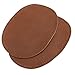 Jili Online 2 pieces Pu Leather Patch Sew On Patches Repir Elbow Knee For Clothes Clothing Accessories - Coffee