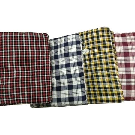 Shri Anand Creations 100% Cotton Multi Checked Mattress Cover