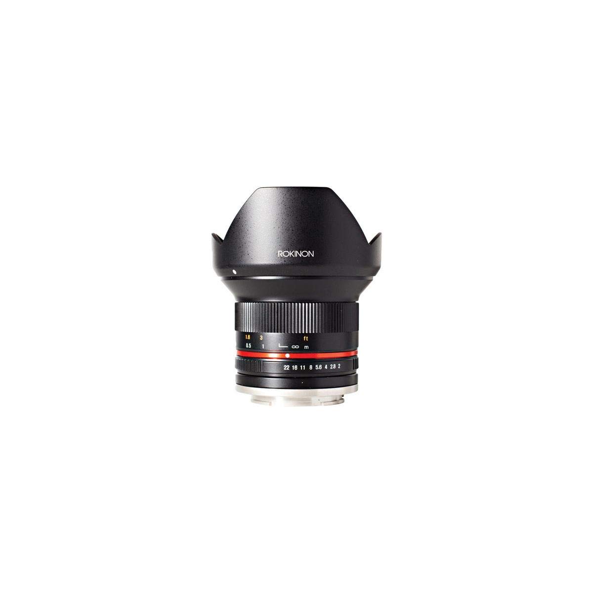 Rokinon 12mm F2.0 NCS CS Ultra Wide Angle Fixed Lens for Olympus and Panasonic Micro 4/3 (MFT) Mount Digital Cameras (Black) (RK12M-MFT)