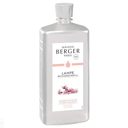 Maison Berger Paris 116360 Cerisier En Fleurs Recharge Parfum 1l Pour Diffuseur Lampe Berger