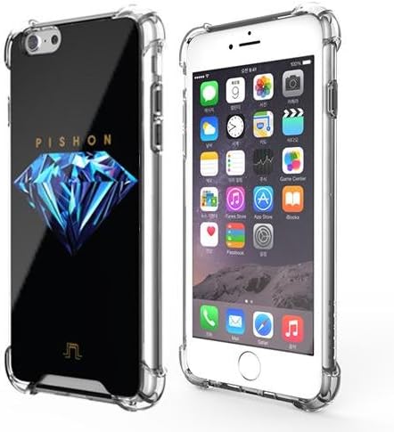 iPhone 6s Case, Pishon X [Diamond][Blue] - Nano Grip Technology Four Corners Full Protection Sticky Selfie Anti Gravity Case For iPhone 6 and iPhone 6S (4.7")