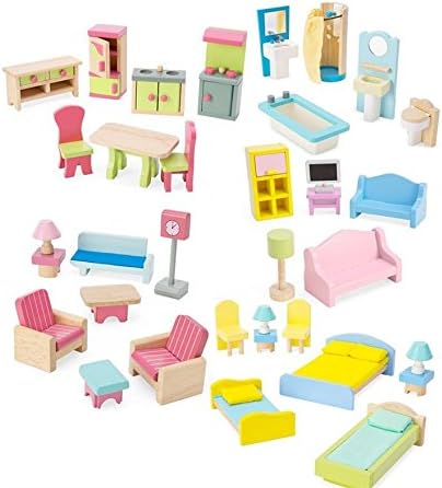 plastic dollhouse furniture