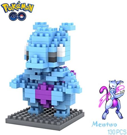 Diamond Blocks Pokemon Mewtwo - Micro Building Sets 130 Pieces