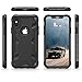 iPhone X Case - Zizo Proton 2.0 Cover [Military Grade Drop Tested] w/ 0.3m 9H [Tempered Glass Screen Protector] Black/Black