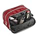 Gonex Travel Toiletry Bag Nylon, Dopp Kit Shaving Bag Toiletry Organizer Red