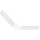 uxcell 3Pcs Size US 1 (2.25mm) Double-Pointed Flexible Knitting Needles 9 Inch(23cm) Stainless Steel Needle for Handmade Projects DIY Knitting