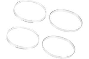 ACROPIX 108 to 106mm Hub Centric Rings Silver Tone - Pack of 4