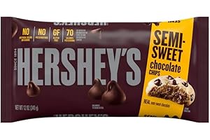Hersheys Semi Sweet Chocolate Baking Chips 12 oz w/Exit 28 Bargains Sticker