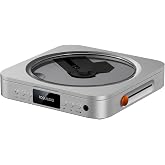 Fosi Audio Merak CD Player Portable Home Audio Desktop HiFi Without Speaker | CD Ripping, Remote Control, OLED Display, USB-A, 3.5mm Headphone Jack, LINE, OPT, 12V Trigger, DC 5V / 2A