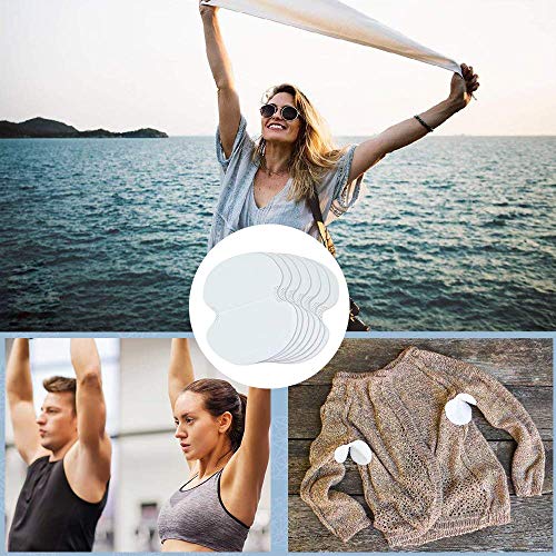 Underarm Sweat Pads,Disposable Absorbent Underarm Dress Shields,Perspiration Sweat Pad,Fight Hyperhidrosis, Antiperspirant Adhesive Underarm Pads for Men and Women (80 Pack)
