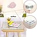 KeNeer 24Pack Baby Proofing Corner Protector, Resistant Double Sided Oily Adhesive, Safety Guards for Table and other furniture with corner, Stop Child Head Injure (with Back Adhesive)