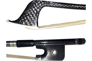 yinfeel weave carbon fiber cello bow plaid carbon fiber 4/4 adult cello bow natural white horse hair