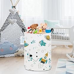 LANGYASHAN Laundry Basket Canvas Fabric Collapsible