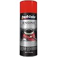 Dupli-Color DE1607 Engine Enamel Spray Paint with Ceramic - Chevrolet Orange Red - 12 oz Aerosol Can
