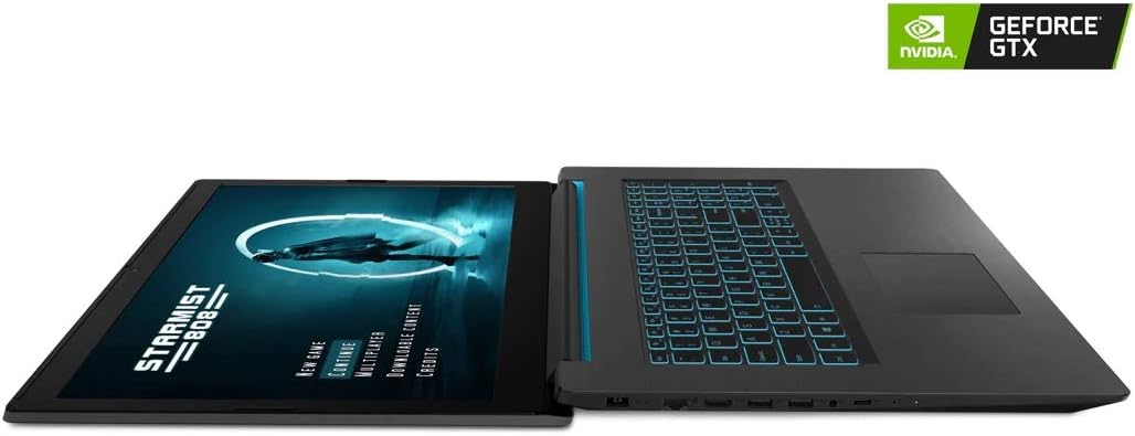 2020 Newest Lenovo Flagship Gaming PC Laptop L340: 17.3" FHD IPS Anti-Glare Display, 9th Gen Intel 6-core i7-9750H, 16GB Ram, 512GB SSD+1TB HDD, NVIDIA GeForce GTX 1050, Wifi, USB-C, Backlit-KB, Win10