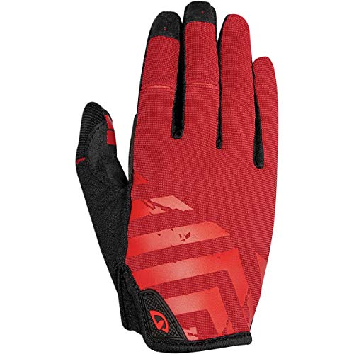 Giro DND Bike Glove - Men's Dark Red/Bright Red Medium