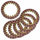 Caltric CLUTCH FRICTION PLATE Fits YAMAHA Y-ZINGER 80 PW80 PW-80 1983 1985-2006 6 PLATES