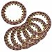 Caltric Clutch Friction Plate for Yamaha Y-Zinger 80 Pw80 Pw-80 1983 1985-2006 6 Plates