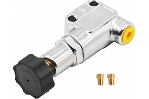 Nakkaa 260-8419 Steel/Copper Knob Adjustable Brake Proportioning Valve 1/8"-27 NPT Outlet Replace 260-12627