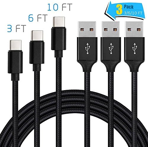 3 Pack iPhone Lightning Cable, Mushion iPhone Lightening Cords 3FT 6FT 10FT Nylon Braided Bearable Lightning Charger for iPhone X /8 /8 Plus /7 /7 Plus /6 /6 Plus /5s SE /iPad