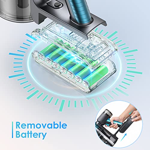 Oraimo Cordless Vacuum Cleaner, Cordless Stick Vacuum with 27 Kpa