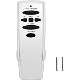 UC7078T Ceiling Fan Remote Control Replacement for Hampton Bay with Reverse | Compatible with Hampton Bay CHQ8BT7078T/CHQ7078T/UC7078T, UC7078TR/UC7078TUDL/RR7078TR, L3H2003FANHD/L3H2010FANHD/FAN-HD/ HD6