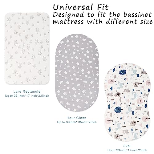 Stretchy Sheet Fitted for Baby Boy and Girl, Jersey Knit