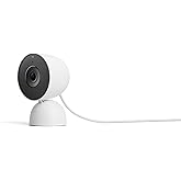 Google Nest Cam Indoor (Wired, 3rd gen) - 2K Video and Gemini