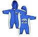 Kentucky Wildcats NCAA Baby Boys Hooded Windbreaker Coverall, Blue & Grey