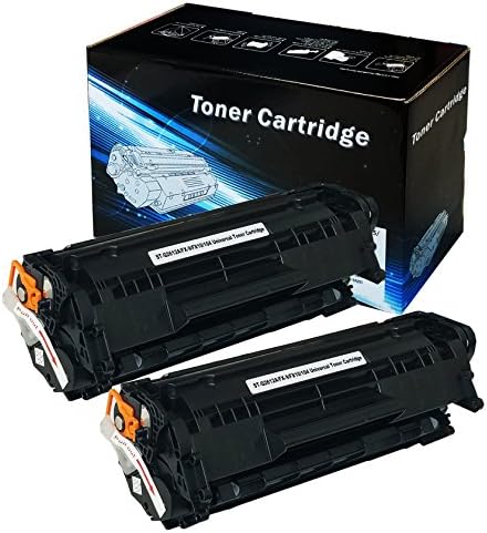 2INKJET 2-Pack Premium Compatible Replacement For HP 12A Q2612A Toner Cartridge For use with HP Laserjet Printer 1010 1012 1015 1018 1020 1022 M1319…